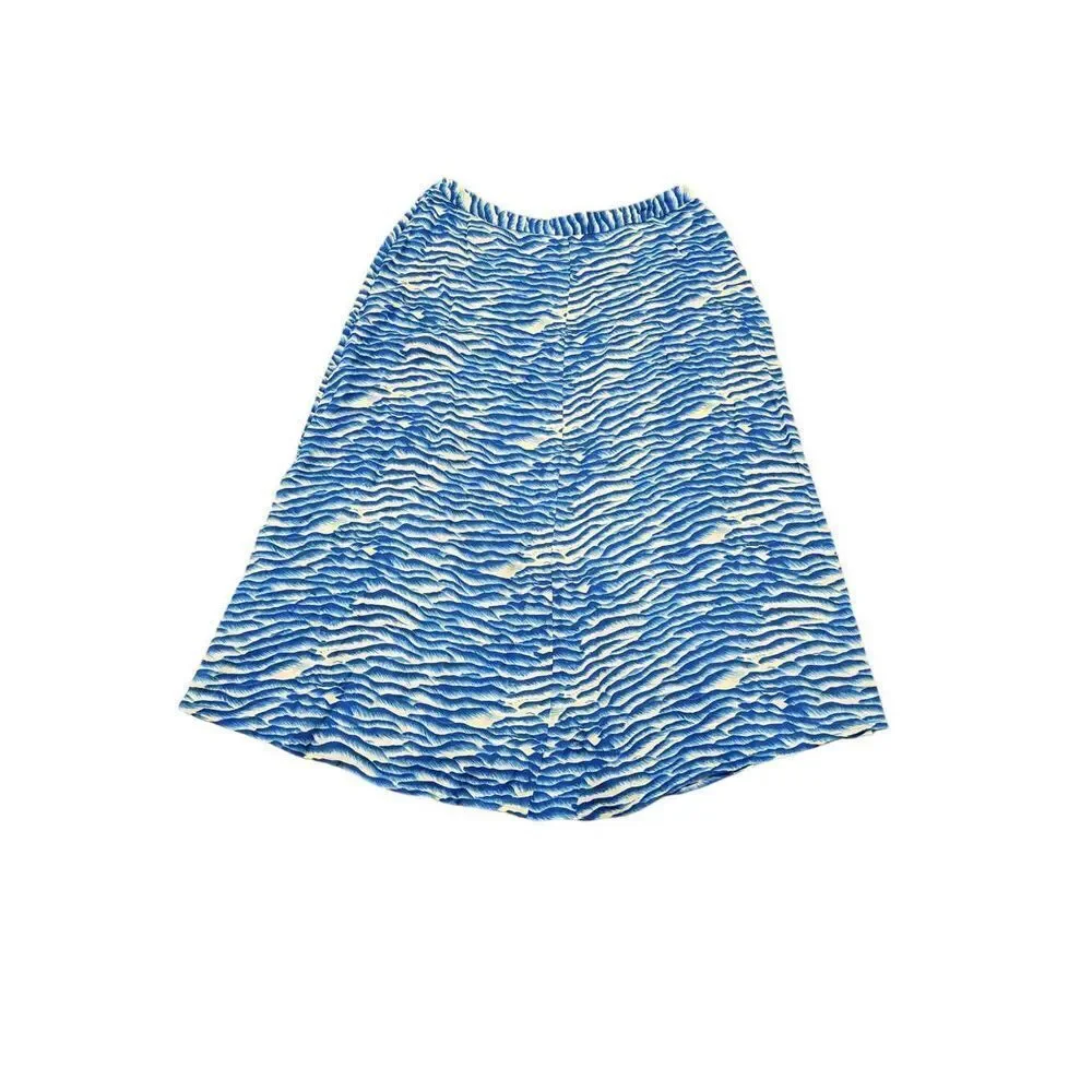 Whistles Seafoam Button Front Skirt Sz 12 - Picture 8 of 8